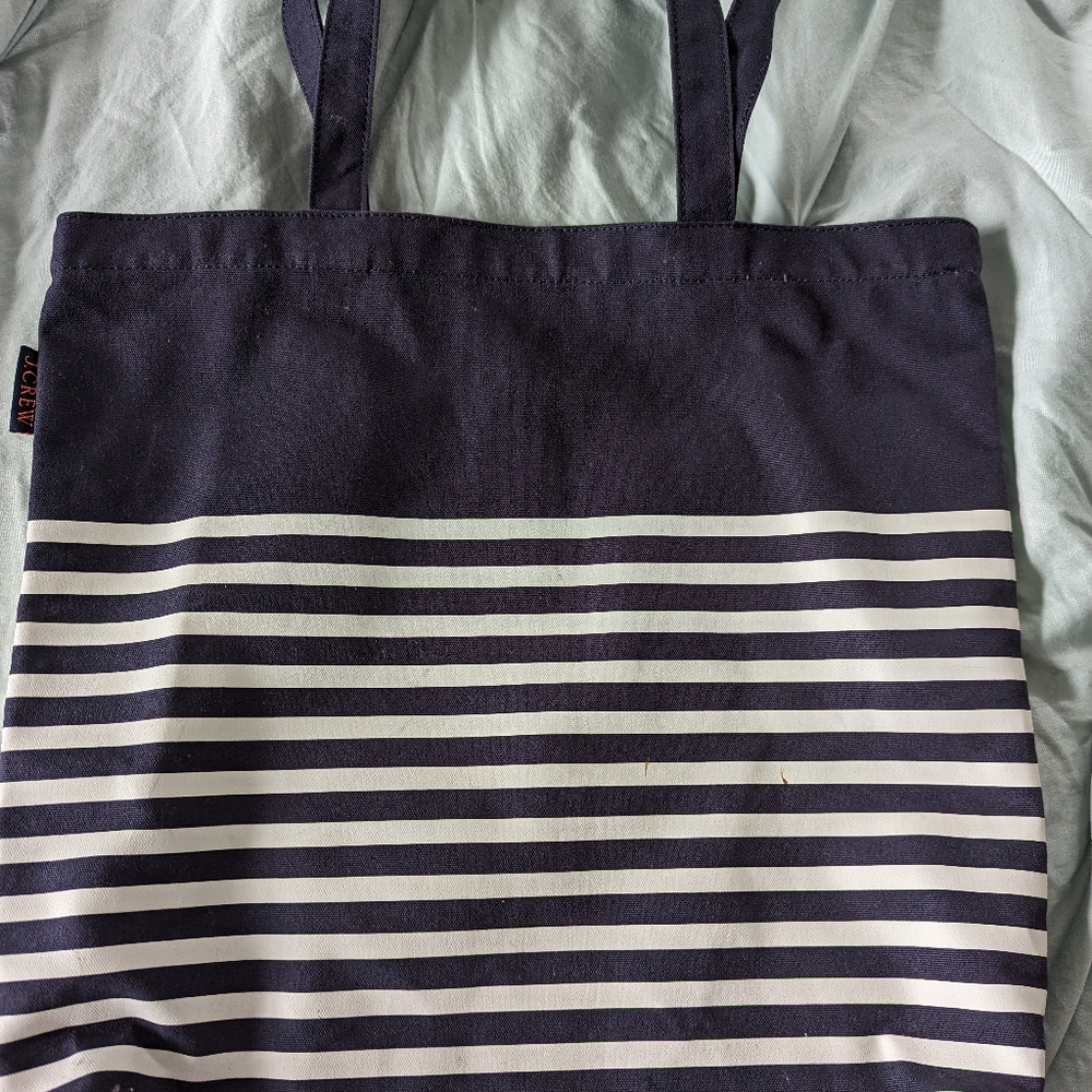 J Crew canvas tote bag